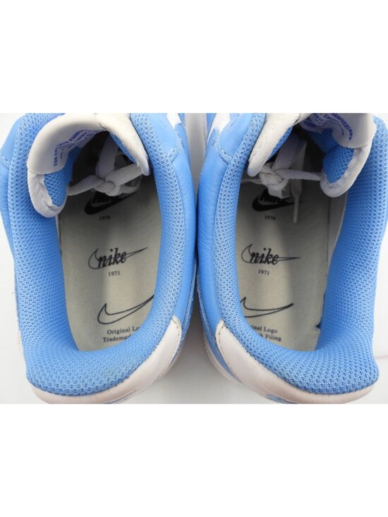 Nike ID Air Force 1 UNC University Blue Patent Leather Sneakers Shoes Size 10.5